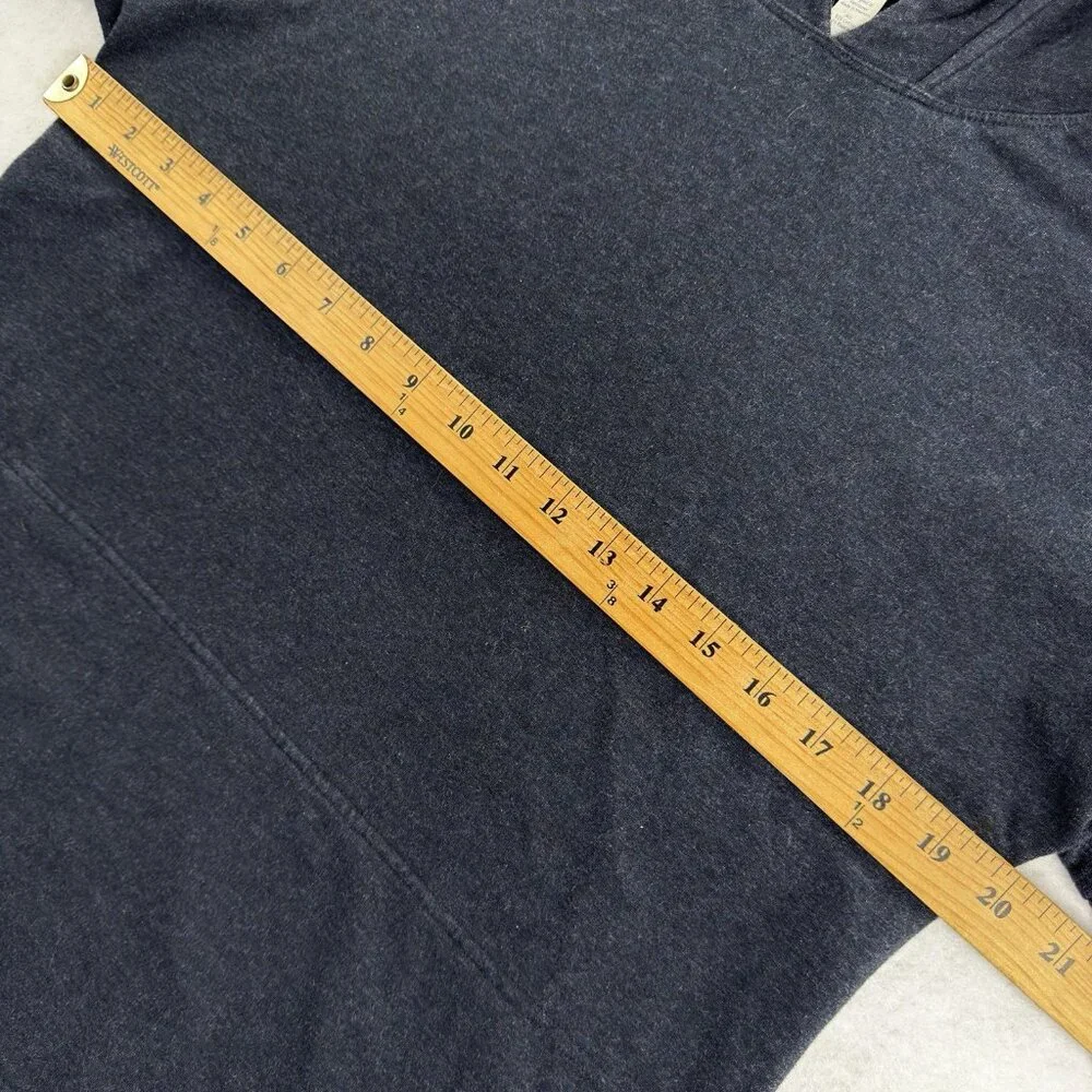 Lululemon Cut Above Hoodie Expression Women’s 8 Heathered Naval Blue Side Slits - Picture 8 of 10